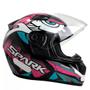 Imagem de Capacete Ebf Spark Dragon Preto Rosa