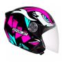 Imagem de Capacete EBF Spark Jet Dragon Preto Rosa