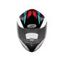 Imagem de Capacete Ebf Spark Mixed Preto e Vermelho