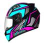 Imagem de Capacete Ebf Spark Spider Preto Rosa e Tiffany