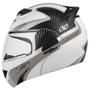 Imagem de Capacete Escamoteável Modular Aberto Feminino Masculino Urbano Pro Tork V-Pro Jet 2 Carbon