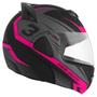 Imagem de Capacete Escamoteavel Robocop Articulado V-Pro Jet 3  Viseira Cristal Masculino Feminino gladiador