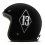 Imagem de Capacete Etceter Biker Fosco Aberto Moto Custom Café Racer Street Tracker Scrambler