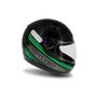 Imagem de Capacete Fechado Ebf 7 Carbon Preto Verde Tamanho 56