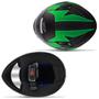 Imagem de Capacete Fechado EBF New Spark Flash Preto Fosco e Verde Moto