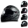 Imagem de Capacete Fechado GT2 Preto Fosco Rosa Vermelho Fosco E Brilhante Com Narigueira E Espuma Com Densidade D28 FW3