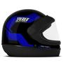 Imagem de Capacete Fechado Integral Masculino Feminino Sport Moto Pro Tork Viseira Transparente Tam. 56 58 60