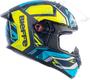 Imagem de Capacete Fechado Moto B-12 Phanton Azul Fosco/Amarelo Bieffe