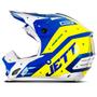 Imagem de Capacete Fechado Motocross Trilha Enduro Off Road Th1 Jett Evolution 2 Para Motociclista