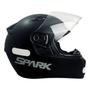 Imagem de Capacete fechado new spark solid preto fosco