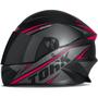 Imagem de Capacete Fechado Pro Tork R8 Air Fosco Viseira Fume Rosa Tamanhos 56 58 60