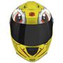 Imagem de Capacete Fechado Pro Tork Stealth Rabbit Brilhante Viseira Fumê Masculino Feminino Segurança Conforto
