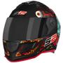 Imagem de Capacete Fechado Pro Tork Stealth Zombie Brilhante Vis. Fumê 56 58 60 Moto