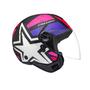 Imagem de Capacete Feminino Aberto Peels Freeway 1 St Rosa Roxo Moto