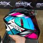 Imagem de Capacete Feminino Asx City Start Rosa Esportivo Fechado Moto