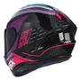 Imagem de Capacete Feminino ASX Draken Cougar Rosa e Tiffany Brilhante