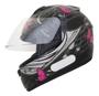 Imagem de Capacete Feminino Ebf Spark New Borboleta Rosa Brilhante