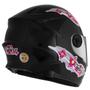 Imagem de Capacete Feminino Infantil Fechado Liberty Four Kids For Girls Viseira Cromada Pro Tork 