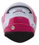 Imagem de Capacete Feminino Ls2 Ff353 Candie Branco Vermelho Prata