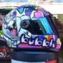 Imagem de Capacete Feminino Ls2 FF358 Bubble Rosa Esportivo + Viseira