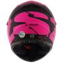 Imagem de Capacete Feminino Ls2 FF358 Fluo Preto Fosco Rosa Pink