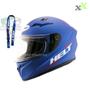 Imagem de Capacete feminino masculino Helt azul Polar