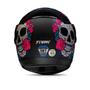 Imagem de Capacete Feminino Masculino Para Moto Pro Tork Evolution G7 Mexican Skull Personalizado
