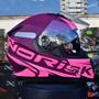 Imagem de Capacete Feminino Norisk Ff302 Manty Pink Fosco Rosa