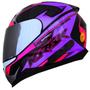 Imagem de Capacete Feminino Norisk Razor Speedmax Rosa Viseira Prata