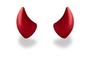 Imagem de Capacete Flair MagneaTohz Small Red Devil Horns para capacete