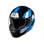 Imagem de Capacete FLY HG Match PRETO/ AZUL TAMANHO 58