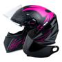 Imagem de Capacete Fw3 Gt2 Rosa Fosco Mais Viseira Fumê