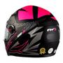 Imagem de Capacete Fw3 Gt2 Rosa Fosco Mais Viseira Fumê