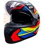 Imagem de Capacete fw3 gtx fox com óculos laranja