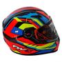 Imagem de Capacete fw3 gtx fox com óculos laranja