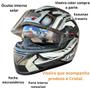 Imagem de Capacete Fw3 Gtx Fox Grafite Com Óculos Interno