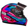 Imagem de Capacete Fw3 Gtx Fox Rosa C/ Oculos