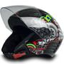 Imagem de Capacete Fw3 Para Moto Resistente X Open Turbo Confortável Com Tamanhos e Cores Diferentes