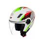 Imagem de Capacete Fw3 Para Moto X Open Italy 58 + Viseira Cromada