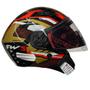 Imagem de Capacete Fw3 X Open Up Fox Dourado / Vermelho C/ Oculos