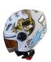 Imagem de Capacete fw3 zoo animals moto aberto personalizado qualidade top adesivado premium animais