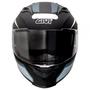 Imagem de Capacete Givi 50.5 Sport Preto/Cinza/Branco Fosco