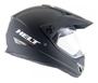 Imagem de capacete helt cross vision preto fosco original TAMANHO 60