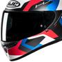 Imagem de Capacete HJC C10 Tins - Branco/Vermelho/Preto/Azul