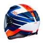 Imagem de Capacete Hjc F70 Tino Azul Branco E Laranja 56