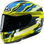 Imagem de Capacete HJC Rpha 11 Stobon - Amarelo Azul e Branco