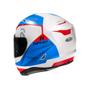 Imagem de Capacete Hjc Rpha 11 Texen Branco Azul E Vermelho 59