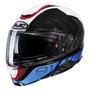 Imagem de Capacete Hjc Rpha 91 Rafino Preto Branco Azul E Vermelho 61 F016