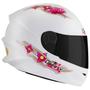 Imagem de Capacete Infantil Feminino Fechado Integral Liberty 4 Four Kids For Girls Viseira Fumê Pro Tork