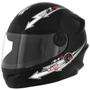 Imagem de Capacete Infantil Moto Fechado Menina Menino 5 a 12 anos Liberty For Kids Solid Tamanho 54